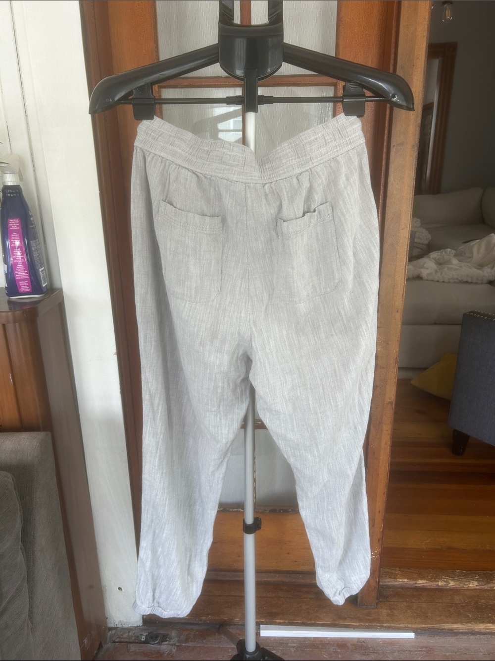 GAP Light Gray Women’s Drawstring Joggers Size Small - Picture 3 of 3